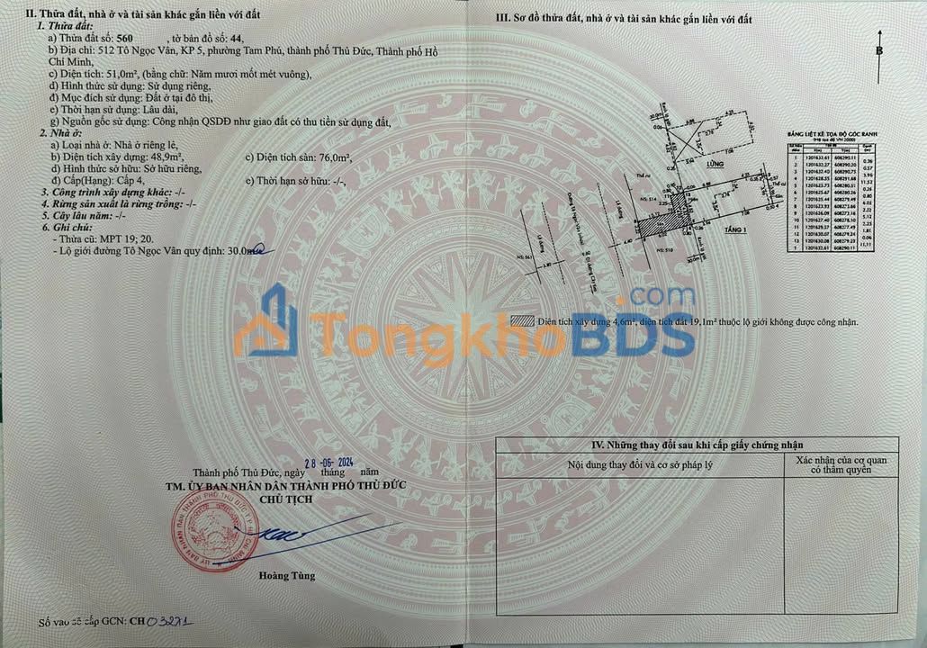 Nhà riêng Tô Ngọc Vân 92m² 7.9 tỷ - Chính chủ bán