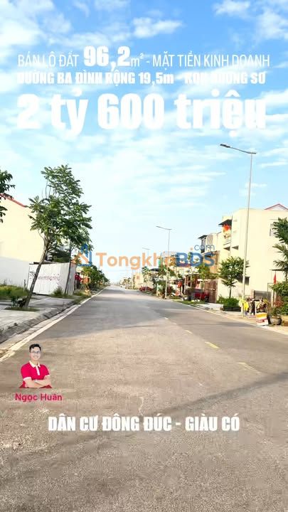 Đất nền Mai Lượng Huế 96m² 2,6 tỷ - Sổ đỏ chính chủ