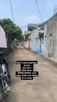 Đất phường Ninh Phong, Ninh Bình 60m² 1 tỷ - Sổ đỏ chính chủ