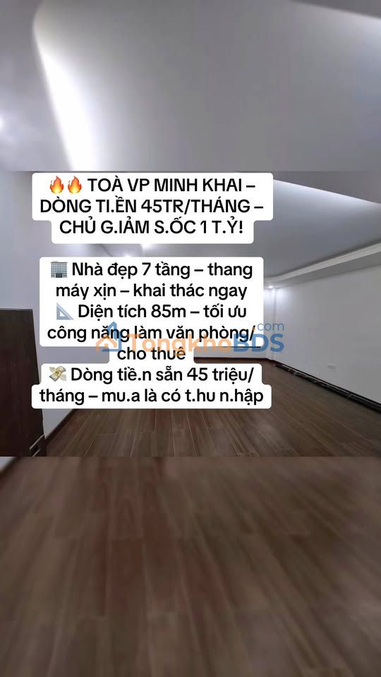 Office Minh Khai 85m2 45 trieu - San sang lam viec