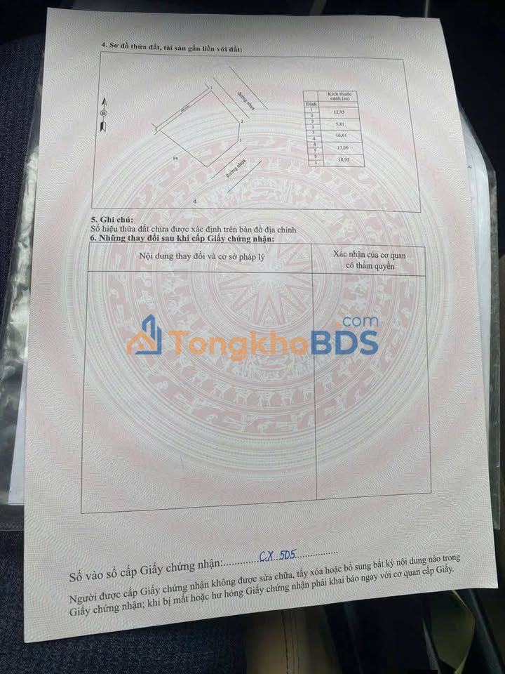 LandProjectSell Khu đô thị Chợ Tình Vĩnh Phúc 281m² - Sổ đỏ chính chủ, vị trí đắc địa