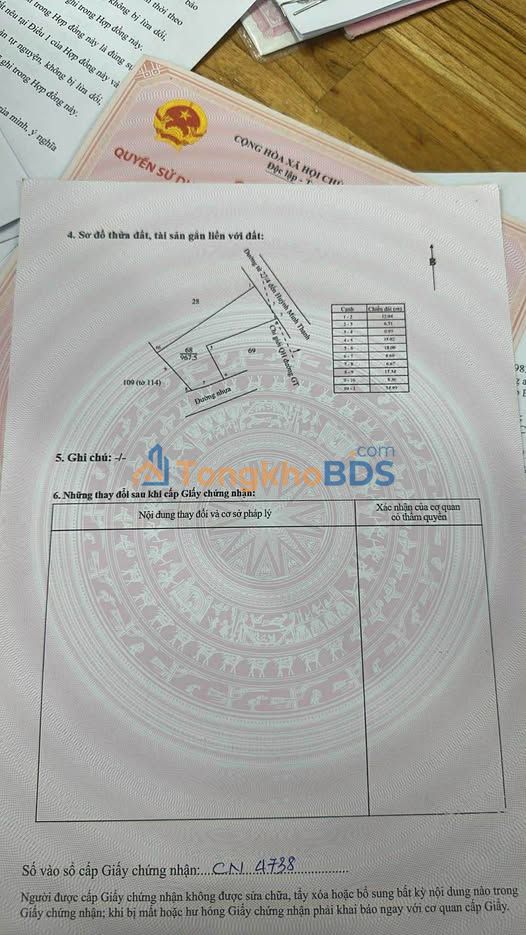 Đất thổ cư Hẻm 225 Huỳnh Minh Thạnh 270m² 54 tỷ - Sổ đỏ chính chủ