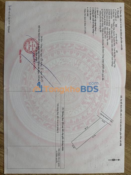 Đất Vàng Hồ Tràm 975m² Sổ Hồng Sẵn Sàng - Giá Đầu Tư 3.2 Tỷ