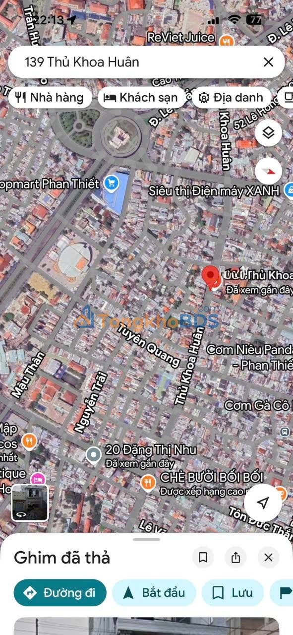 Nhà phố Thủ Khoa Huân Phú Thủy 90m² 14,5 tỷ - Mặt tiền kinh doanh