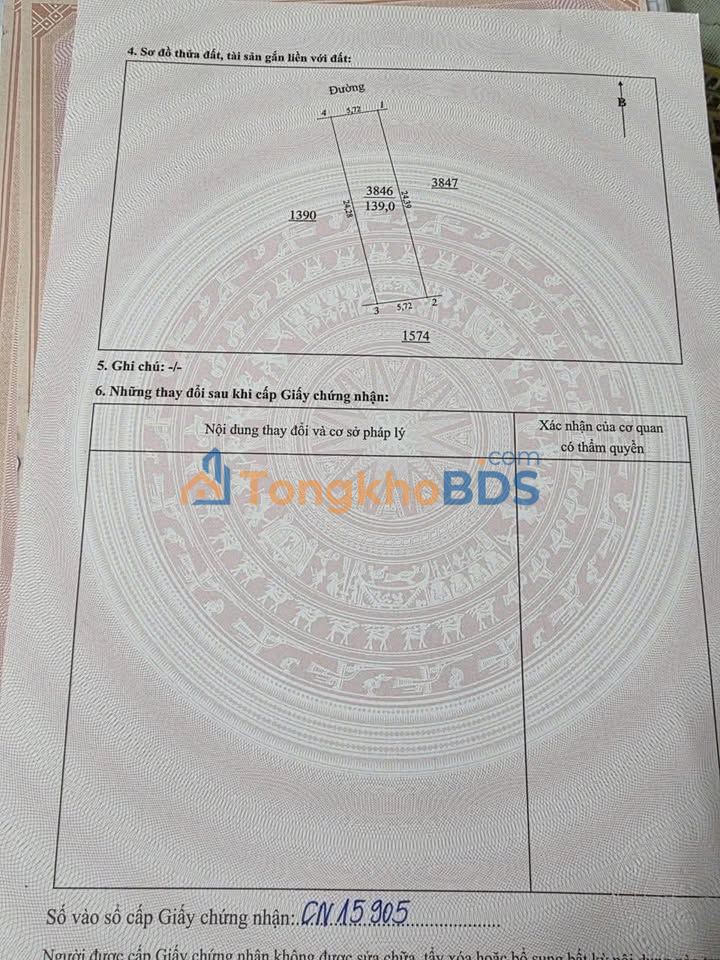 Đất nền Hưng Nguyên Nguyễn Văn Trỗi 140m² 6 tỷ - Sổ đỏ chính chủ