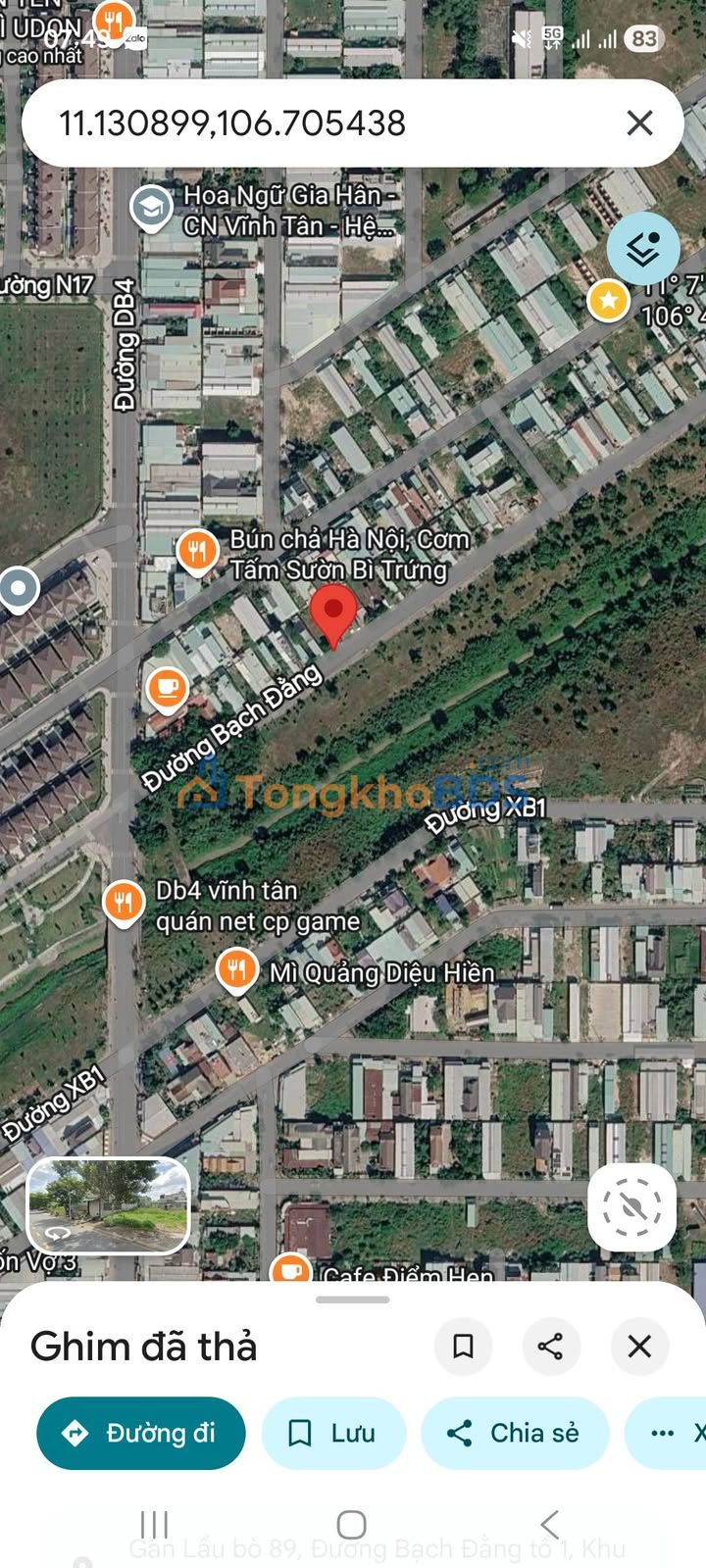 Đất nền Vĩnh Tân Tân Uyên 300m² 5 tỷ - Sổ đỏ chính chủ