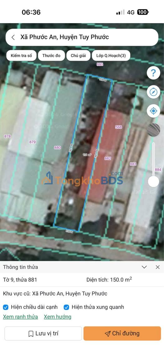 Đất thổ cư Tuy Phước 150m² 400 triệu - Sổ đỏ chính chủ