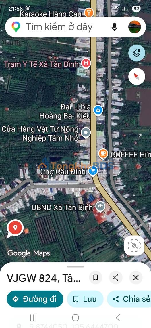 Đất nền Tân Bình Phụng Hiệp 140m² 220 triệu - Full thổ cư