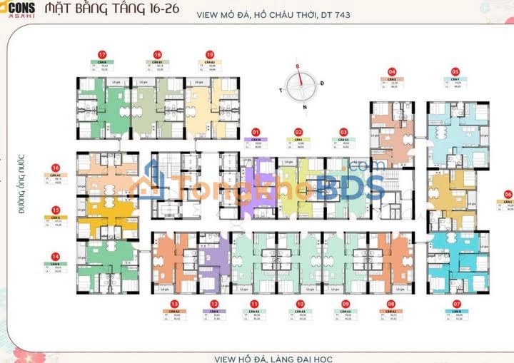 Căn hộ Asahi Quốc lộ 1K 47m² 2.3 tỷ - Hướng tốt