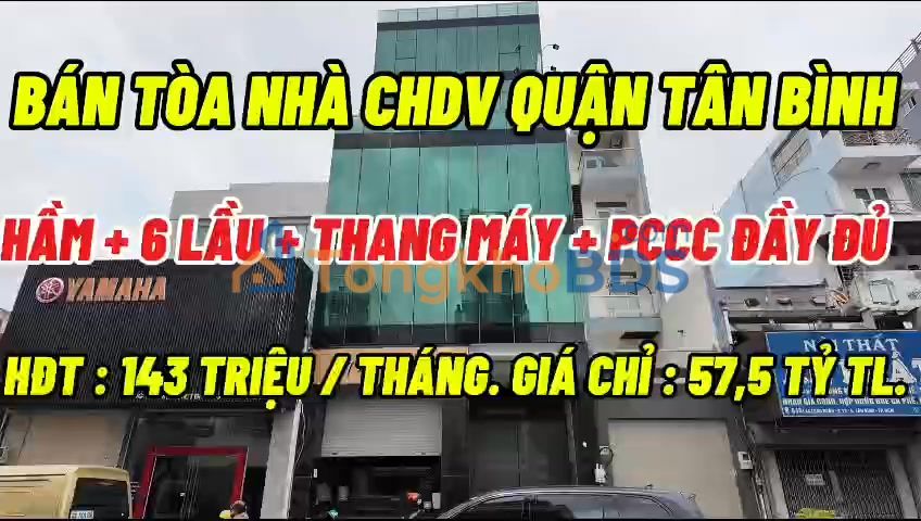 Serviced Apartment Tan Binh 749m² 57,5 tỷ - Full noi that