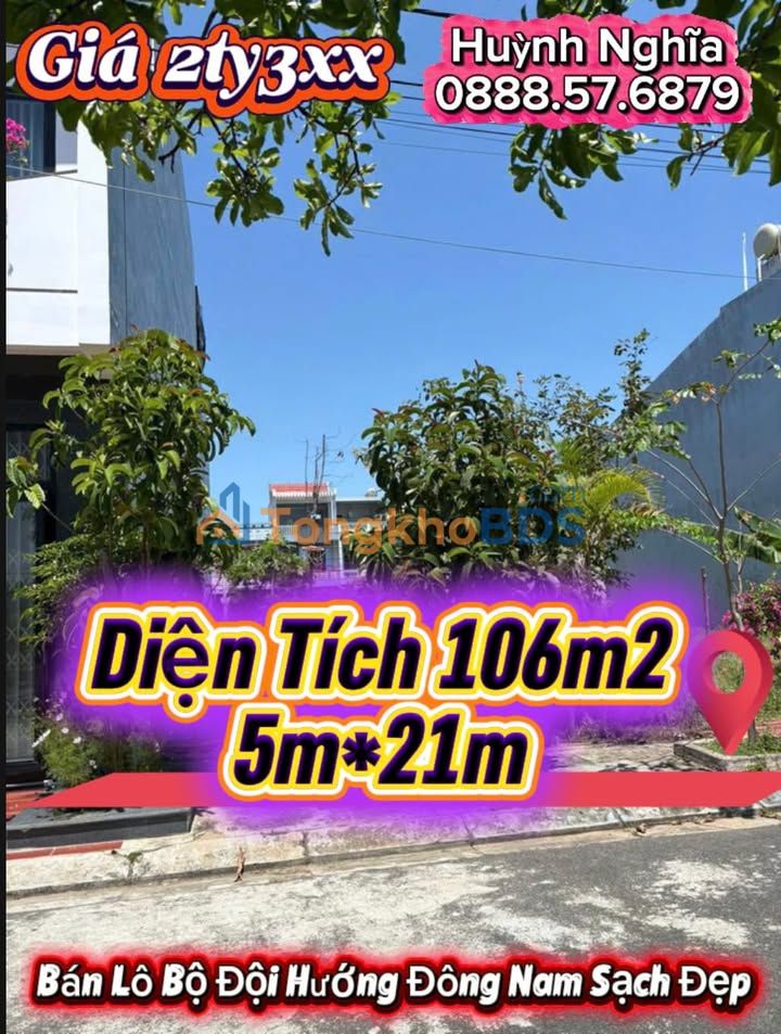 Đất nền Phú Lâm, Tuy Hòa 106m² - Tiềm năng tăng giá