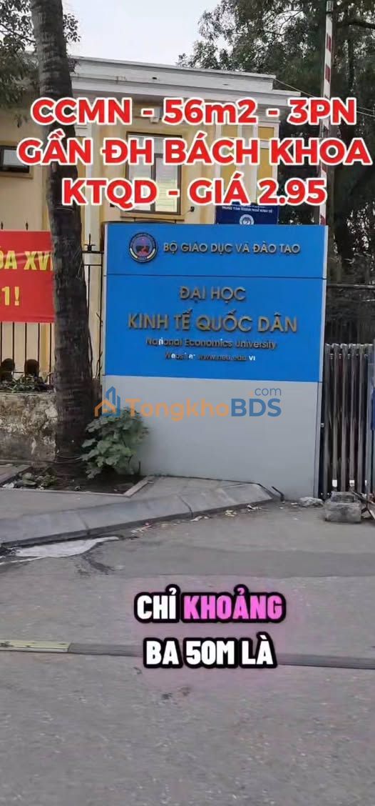 Nhà riêng Bạch Mai 56m² giá 2.95 tỷ - Sẵn sàng ở ngay