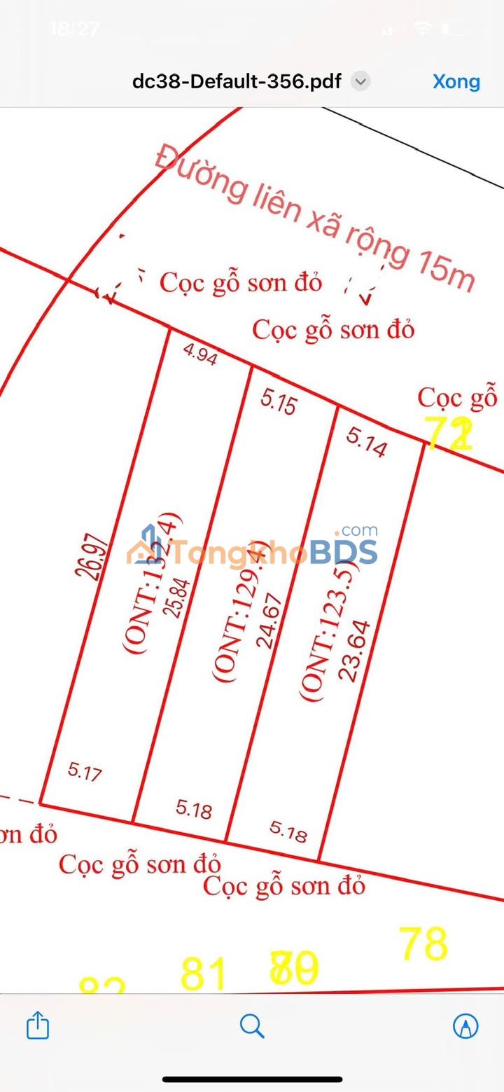 Đất nền Kim Bôi Hòa Bình 127m² 400 triệu - Sổ đỏ chính chủ