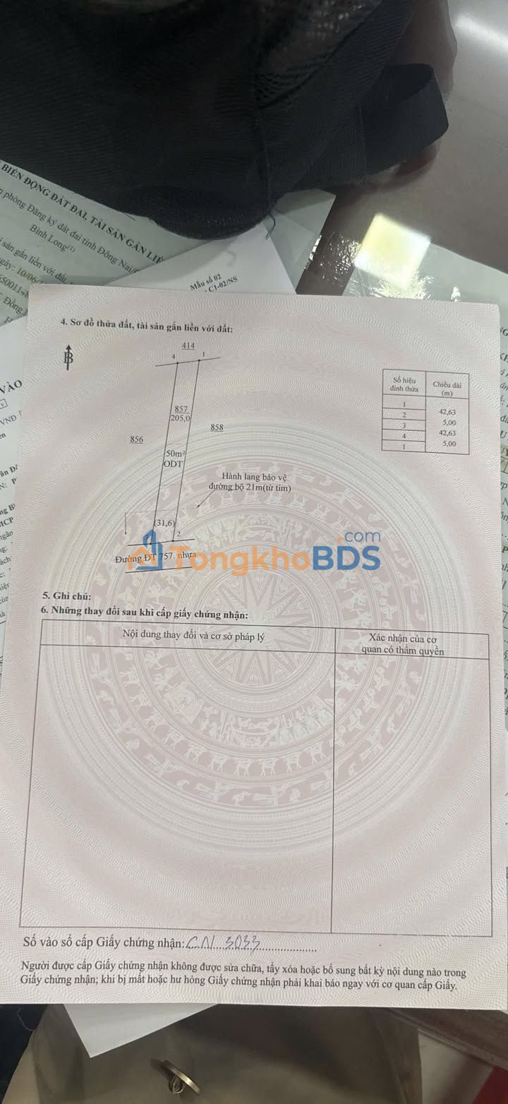 Đất nền Bình Long 210m² 500 triệu - Đường to ô tô