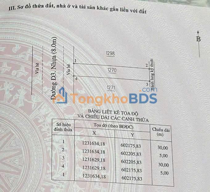 Đất nền Vi Sip 2 Củ Chi 150m² 2.35 tỷ - Full thổ cư