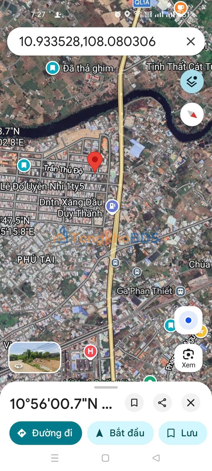 Nhà mặt tiền Văn Thánh Phan Thiết 100m² 1.85 tỷ - Chính chủ