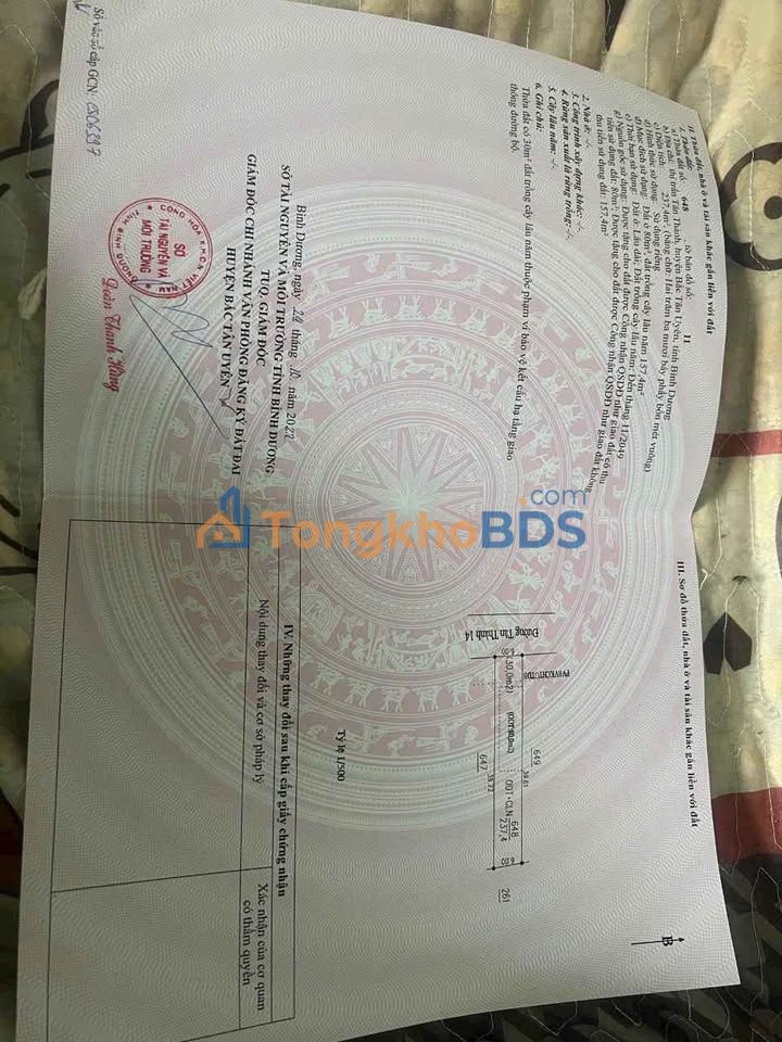 Đất nền Tân Thành 234m² 1.5 tỷ - Tiềm năng tăng giá