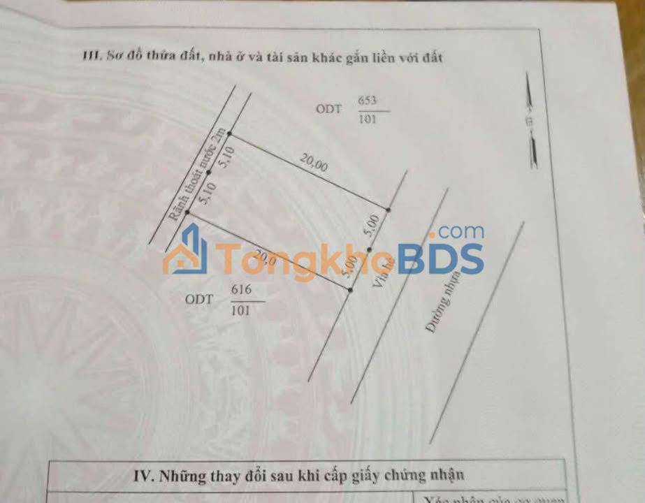 Đất nền Tam Nông 220m² - Đất thổ cư 100%