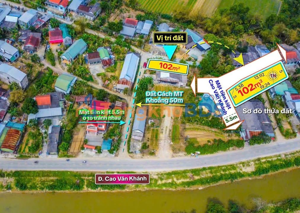 Đất Hương An 102m² 980 triệu - Hạ tầng hoàn thiện