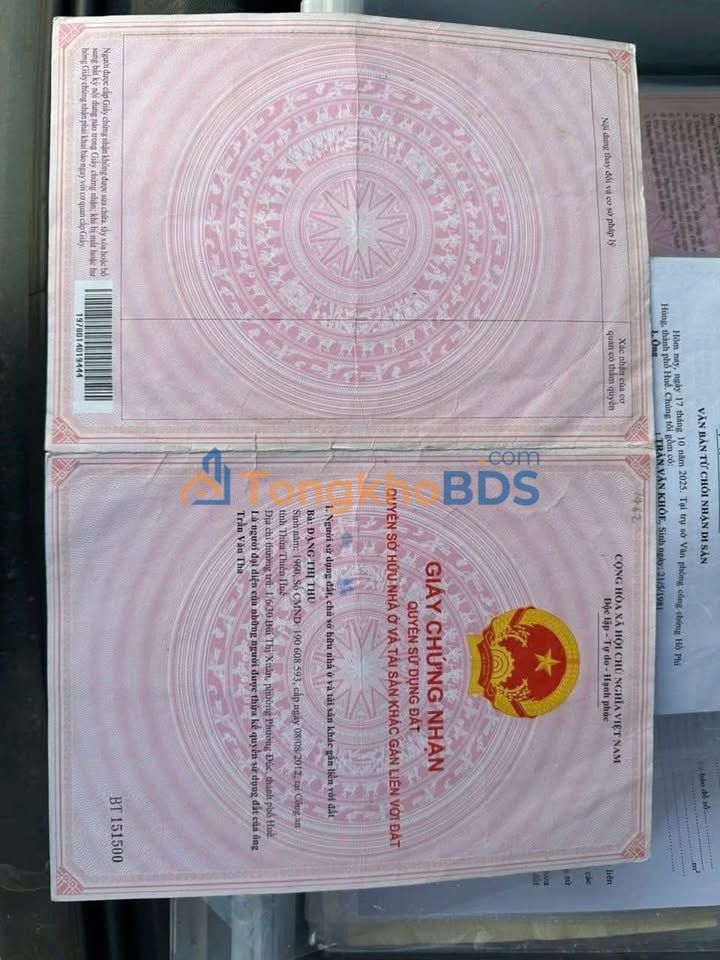 Nhà phố Huế Bầu Vá 124m² 4.4 tỷ - Mặt tiền kinh doanh