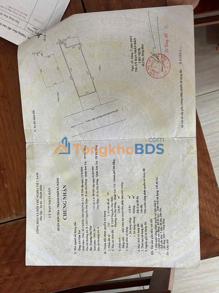 Đất nền Nguyễn Văn Thoại 124m² sổ đỏ chính chủ - Bán gấp