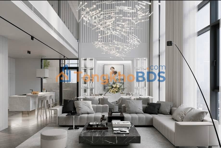 Apartment Duplex Ecogreen Nguyễn Xiển 200m² - Full nội thất