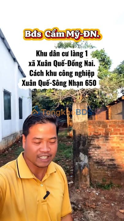 Đất Xuân Quế Cẩm Mỹ 120m² 0.9 tỷ - Đầu tư tăng giá