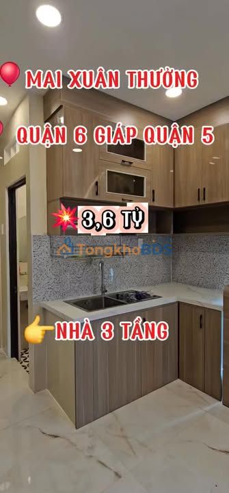 Nhà riêng Mai Xuân Thưởng Q6 19m² 3.6 tỷ - Ô tô vào nhà