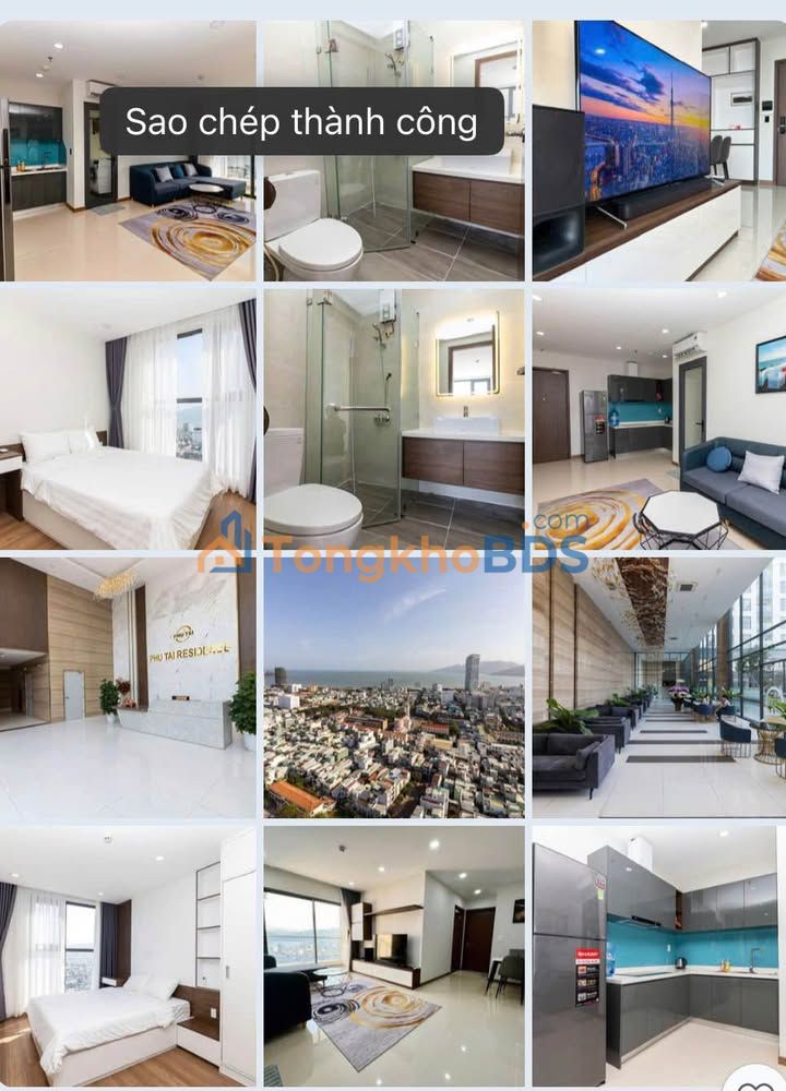 Căn hộ Phú Tài Residence Quy Nhơn 68m² full nội thất - View biển tinh tế