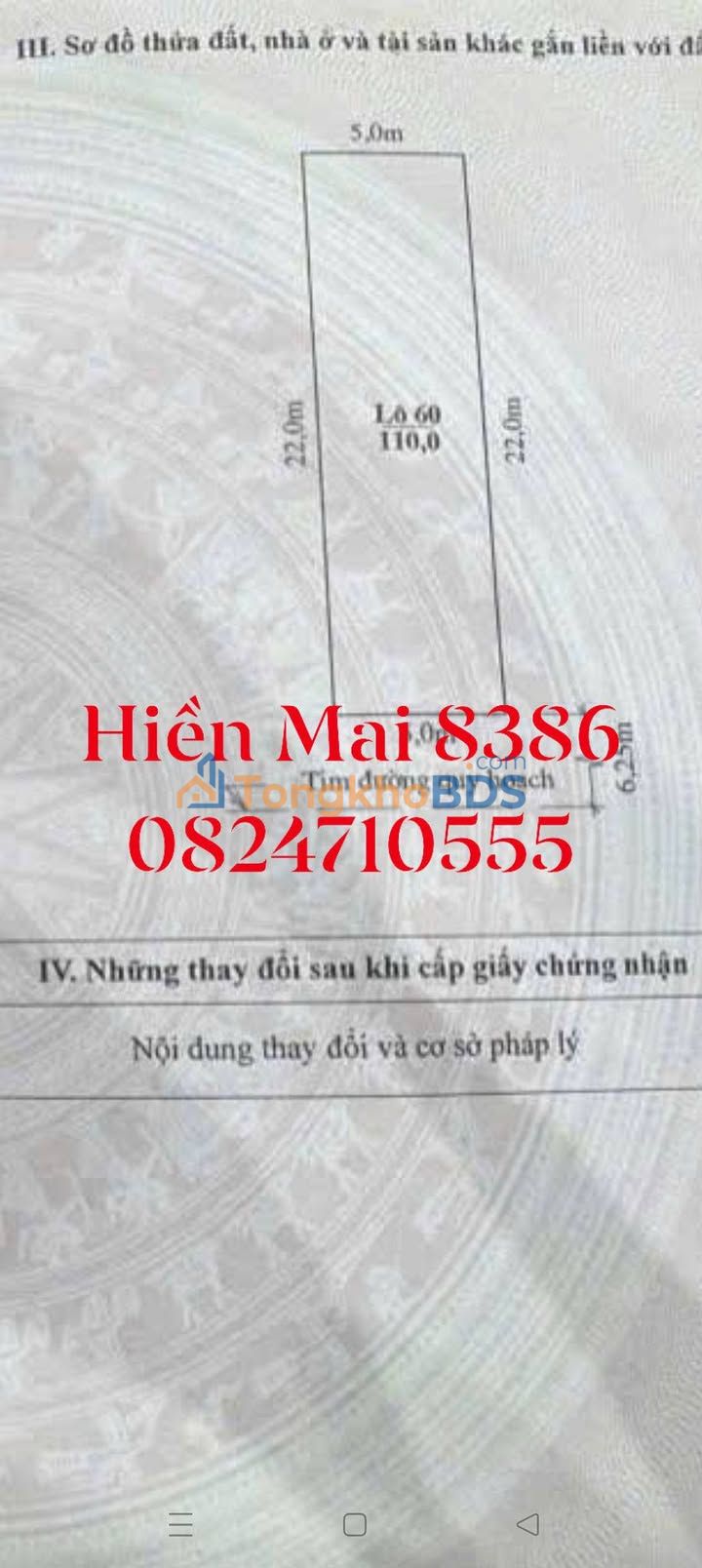 Đất nền Lê Lợi Đông Hương 110m² 4.51 tỷ - Đường to ô tô