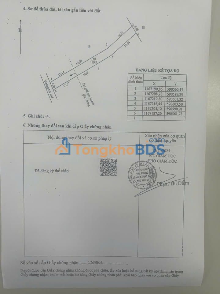 Đất thổ cư Mỹ Hòa TL845 582m² 1.7 tỷ - Sổ đỏ chính chủ