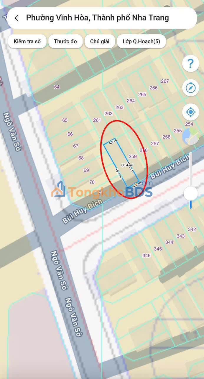 Nhà riêng Bùi Huy Bích Nha Trang 60m² 4.6 tỷ - Ô tô vào tận nhà