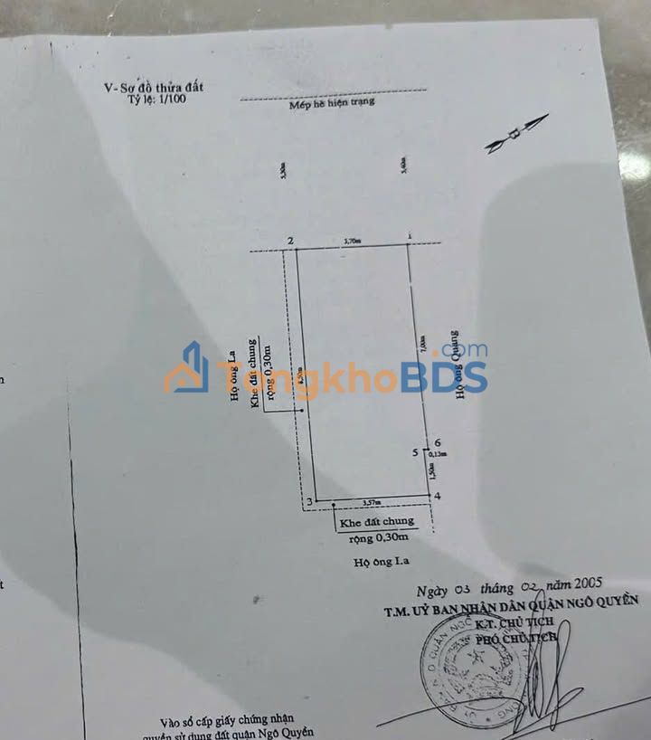 Nhà mặt đường Lê Lai 32m² 5.2 tỷ - Mặt tiền kinh doanh