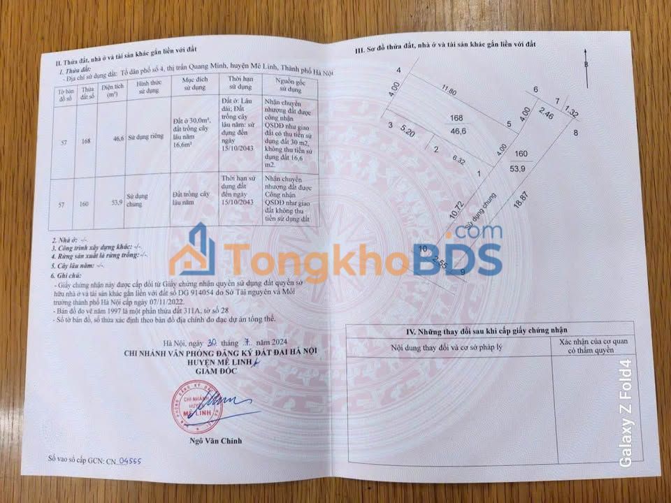 Đất nền Quang Minh 47m² giá 2 tỷ - Sổ đỏ chính chủ