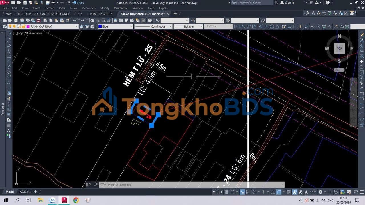 Đất 1/ Thế Lữ Tân Nhựt 116m² 2.5 tỷ - Sổ đỏ chính chủ