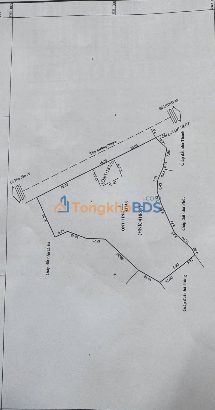 Đất nền Tân Yên Gia Lâm 4374m² 1 tỷ - Sổ đỏ chính chủ