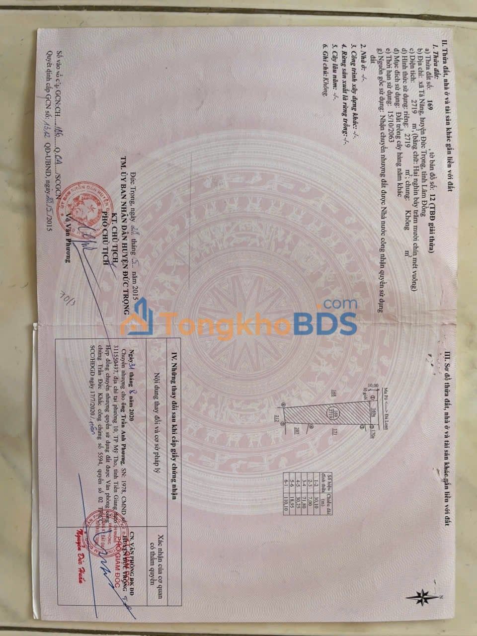 Đất nền Tà Năng 2,8ha giá 15 tỷ - Sổ đỏ chính chủ