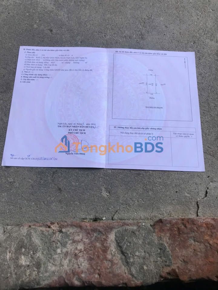 Đất nền Quán Hành 60m² 1.7 tỷ - Giá tốt hiếm có kề lô góc