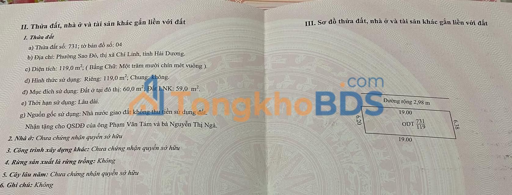 Đất Yết Kiêu Chí Linh 245m² 6.x tỷ - Sổ đỏ chính chủ