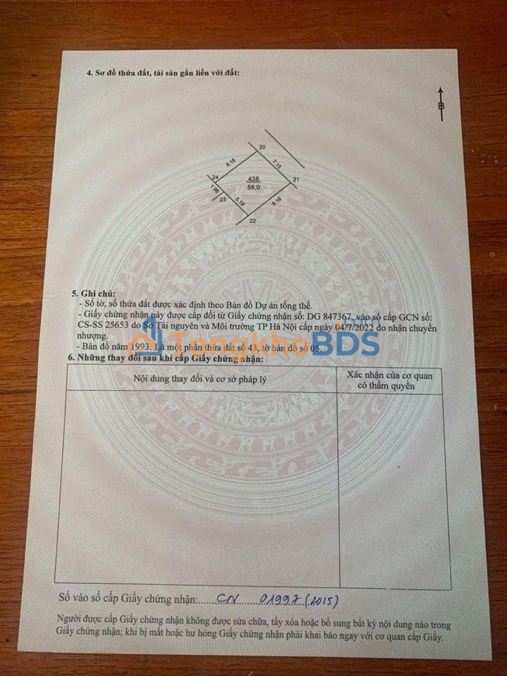 Đất nền Hiền Ninh Sóc Sơn 58m² 2 tỷ - Sổ đỏ chính chủ