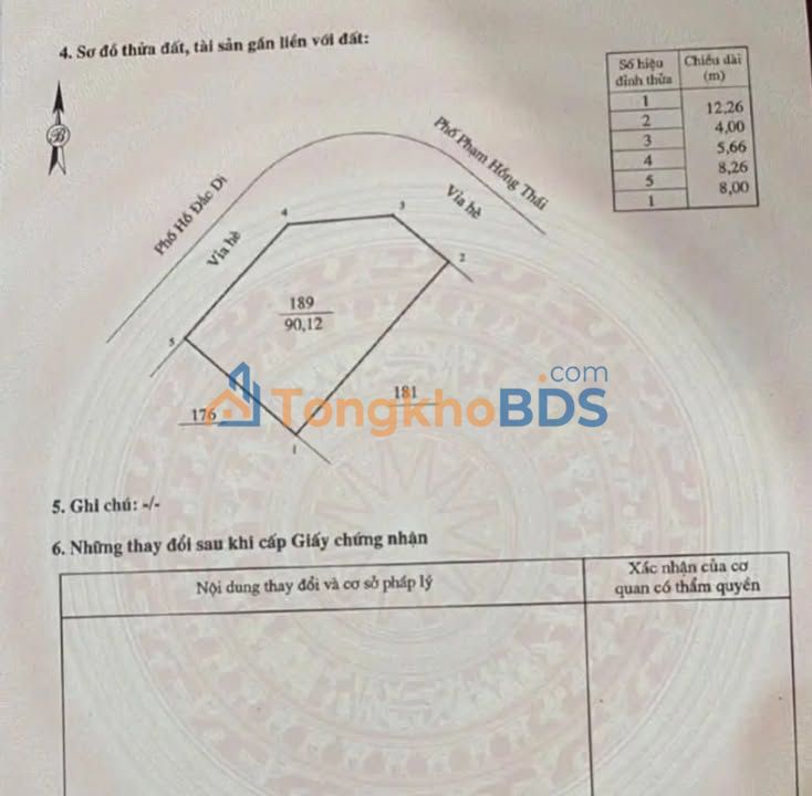 Nhà phố Mai Pha 90m² 4 tỷ - Mặt tiền kinh doanh