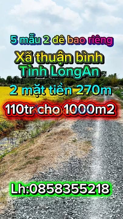 Đất nền Thuận Bình Thạnh Hóa 50,720m² 5,579 tỷ - Sổ đỏ chính chủ