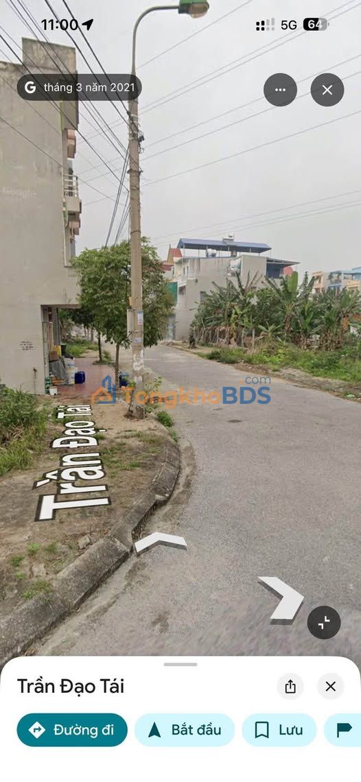 Đất nền Trần Đạo Tái Nam Định 110m² 3,85 tỷ - Sổ đỏ