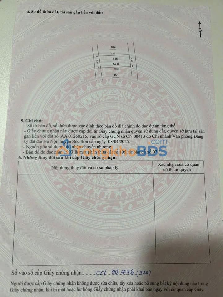 Đất nền Xuân Canh Đông Anh 58m² 1,65 tỷ - Đất thổ cư 100%