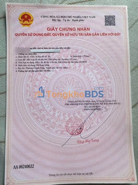 Đất nền Dx078 Thủ Dầu Một 176m² 3,15 tỷ - Sổ đỏ chính chủ