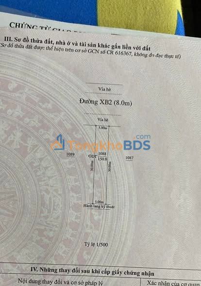 Bán Đất Thổ Cư 150m² KCN VSIP 2, Bình Dương - Có Nhà & Trọ