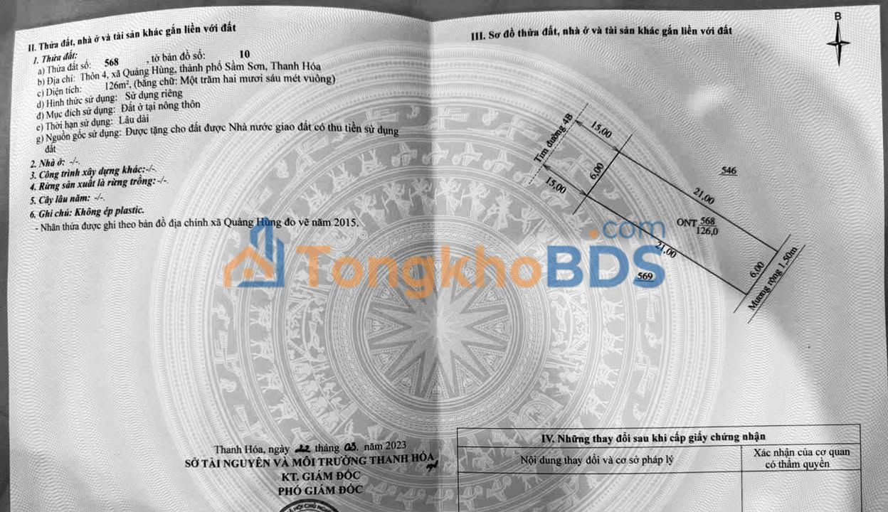 Đất nền Quảng Ngọc 126m² giá thỏa thuận - Tiềm năng tăng giá