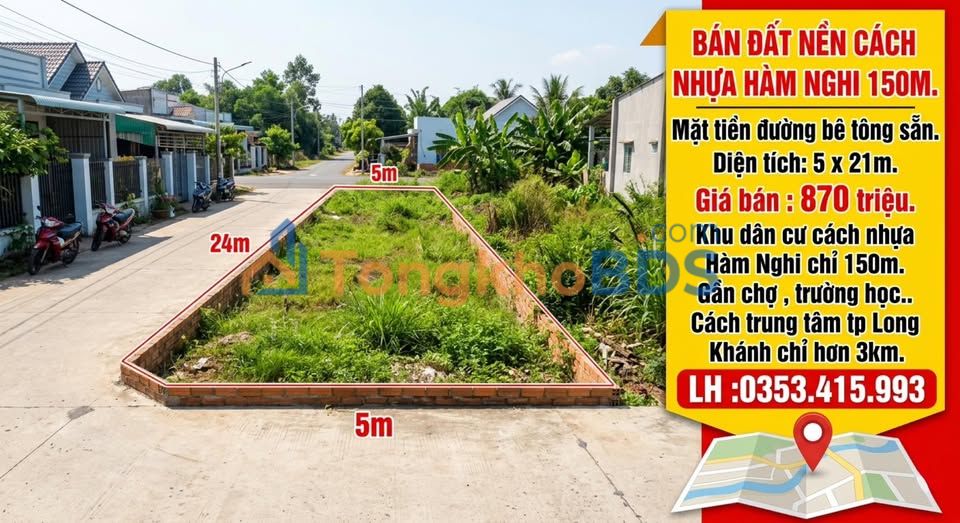 Đất Nền Long Khánh 105m² - Sổ Sẵn Sổ Hồng