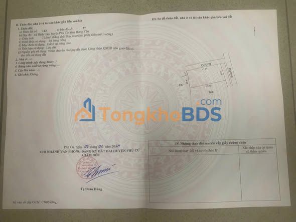 Đất nền An Nhuế Hưng Yên 73m² 1 tỷ - Giá tốt hiếm có