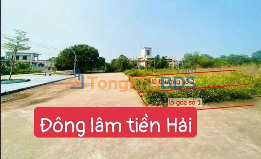 Đất nền Đông Lâm Tiền Hải 9m² 800 triệu - Sổ đỏ